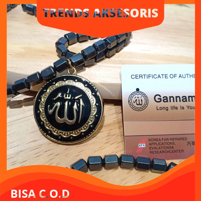 [TRENDS] KALUNG KESEHATAN MAGNETIC GANNAMYONG BANDULAN ALLAH BERSERTIFIKAT KEASLIAN KOREA. BONUS GEL