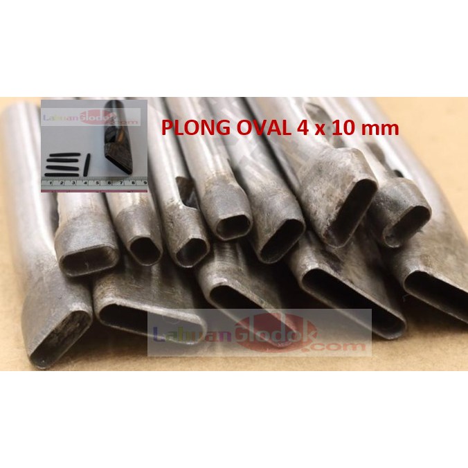 

Plong Oval 4mm x 10mm - Punch Hole Leather Oval-Plong/Pembolong Oval 4mm x 10mm