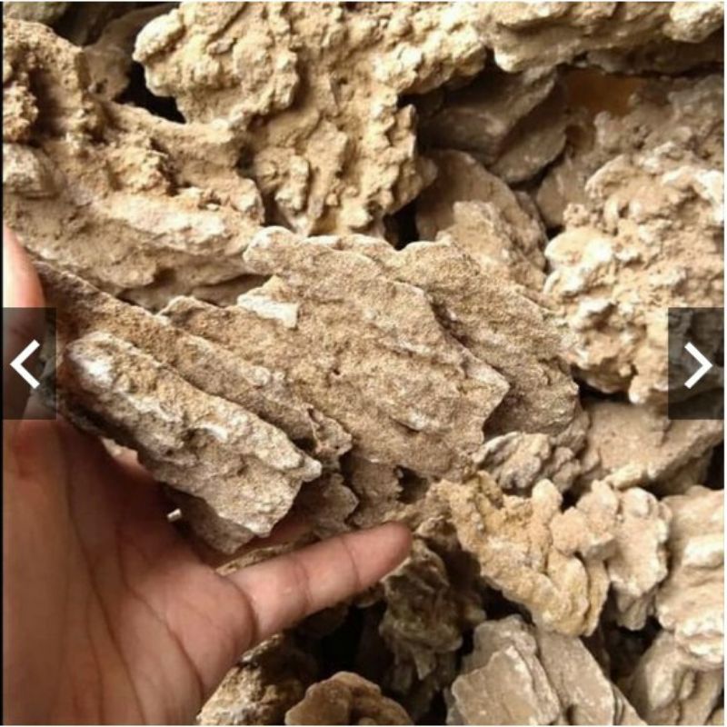 Batu pasir Sand stone hiasan akuarium AQUASCAPE hardscape