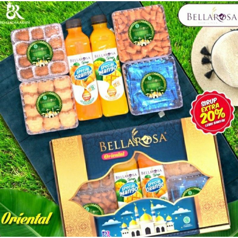 

paket kue lebaran bellarosa oriental - paket kue kering bellarosa