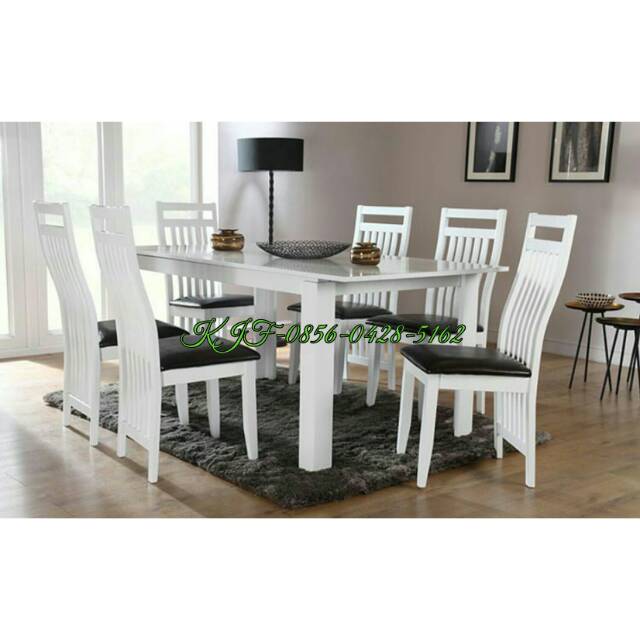 Meja makan minimalis kursi 6 meja makan mewah minimalis duco