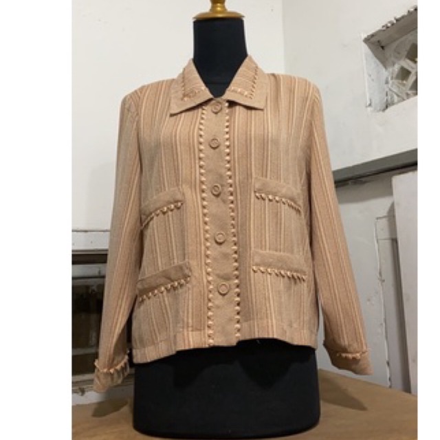 blazer/outer vintage earth tone