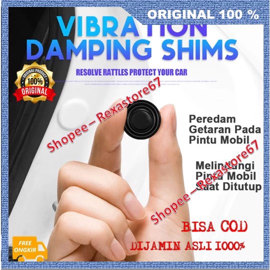Car Spin Gasket Vibration Damping Shims Peredam Getaran Pada Mobil 8Pcs ASLI