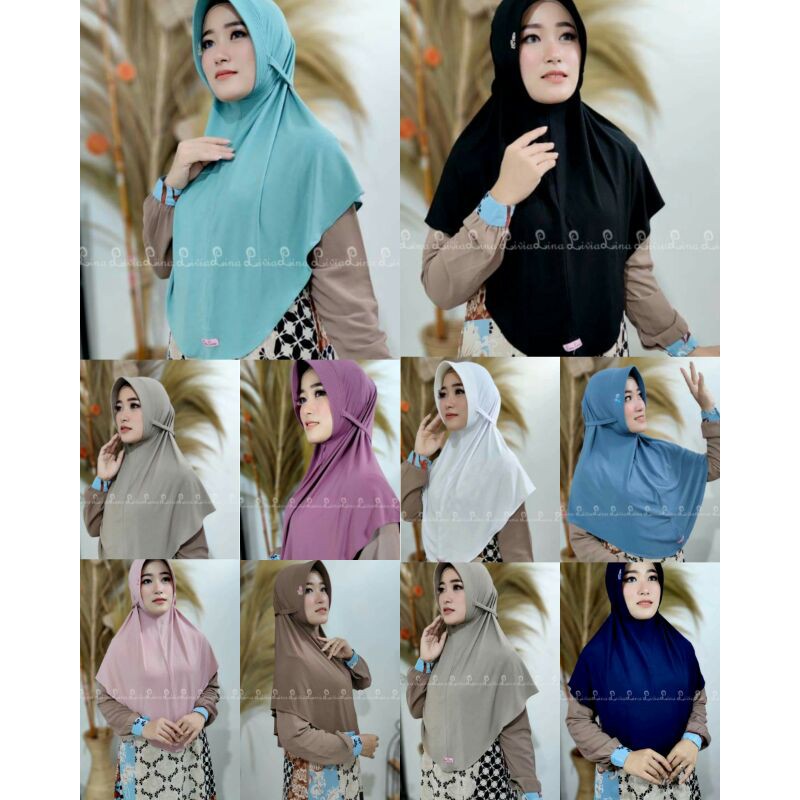 JILBAB AYESIA HIJAB JUMBO BY LINALIVIA HIJAB TERBARU TREND OOTD JILBAB MASA KINI LINA LIVIA