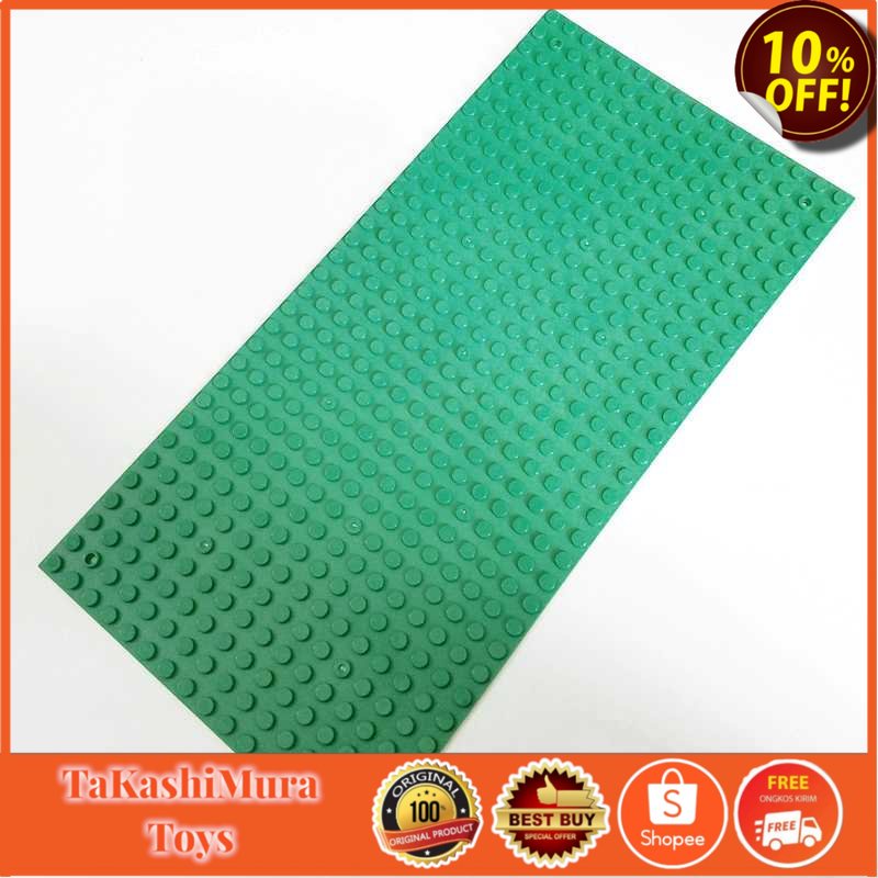[ MAINAN MURAH ] Base plate Brick Papan LEGO 16 x 32 Dots - 8801 REALPICT