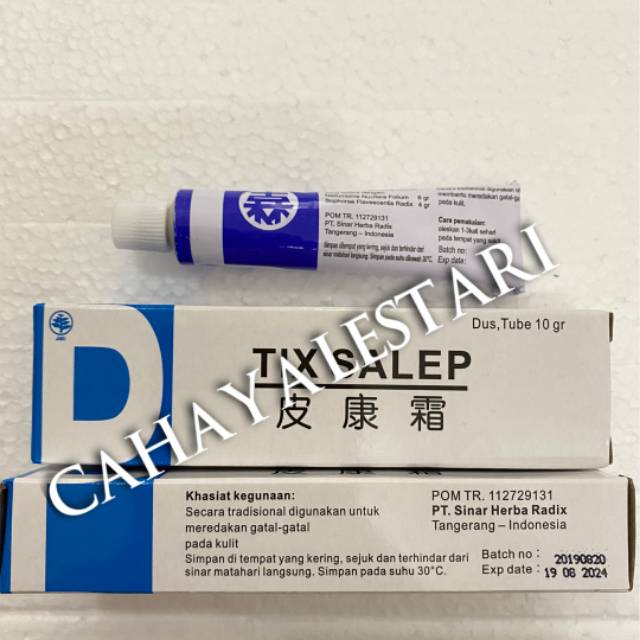 Pi kang Shuang salap / Tix Salep / Tix Salap - untuk Gatal, Gigitan Serangga