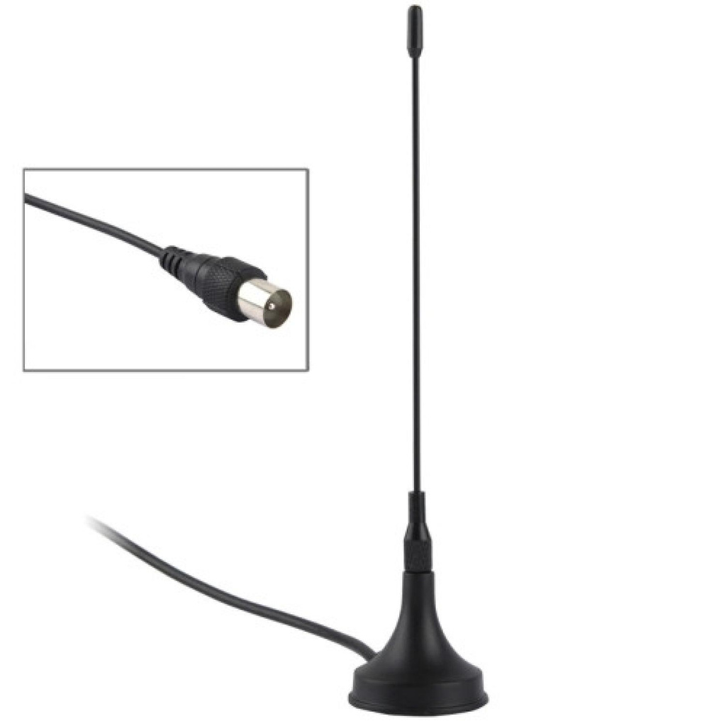 Antena Booster TV Indoor LED Tabung DVB-T2 Digital Antena 1.5dBi Tingkatkan Tangkapan Sinyal TV