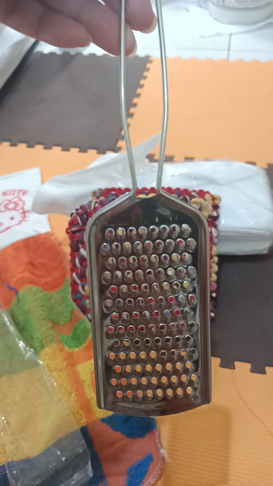 Parutan Keju Stainless Steel Parutan Coklat