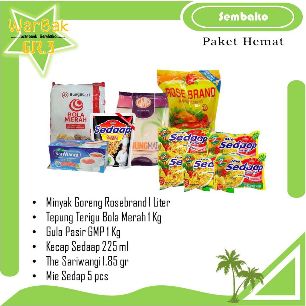 Jual Paket Sembako Murah | Bahan Pokok | Paket Hemat | Shopee Indonesia