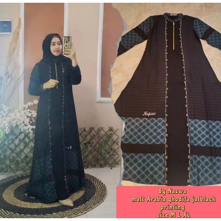 Abaya Hikmat KW Nazwa Original