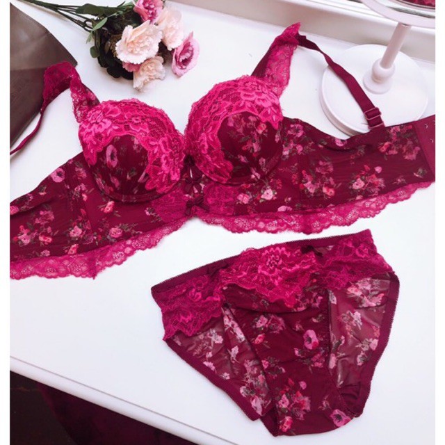 Bra Set (BS7) Linky Korean Version / Bra dengan celana dalam