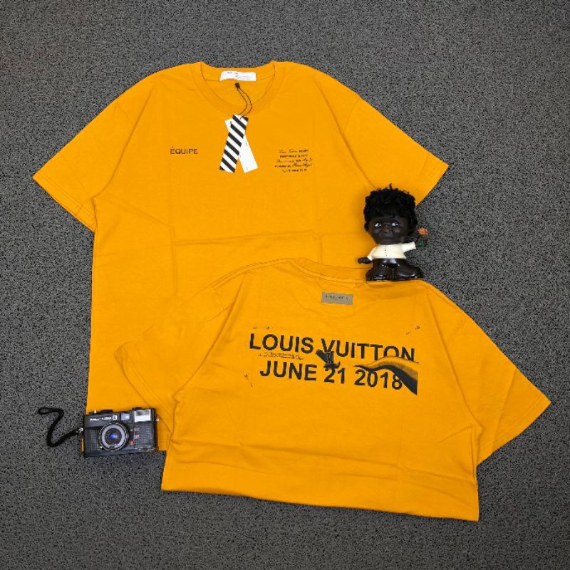 KAOS TSHIRT LOUIS VUITTON LV JUNE 2018 PRINTED TEES BACK