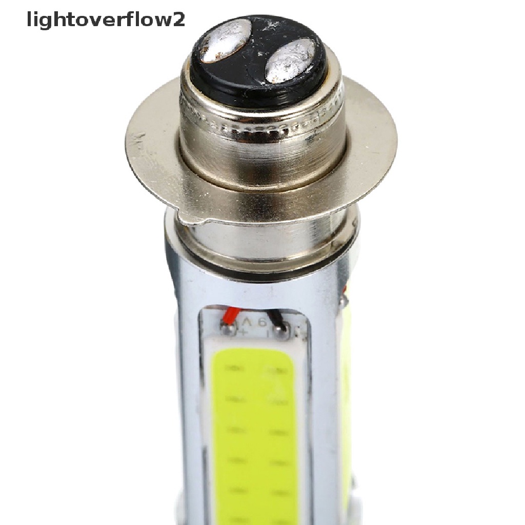 (Light2) 1pc Lampu Depan Cob Led H6m Px15D P15D25-1 E401 Warna Putih Untuk Motor