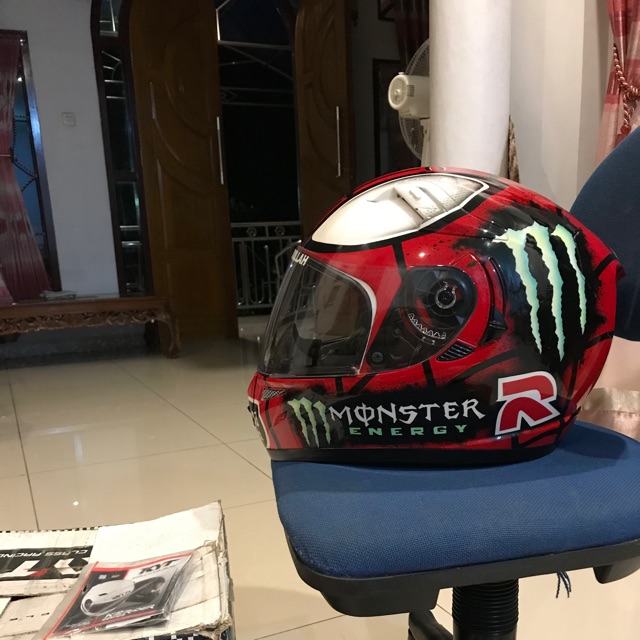 Kyt k2r repaint hjc spiderman