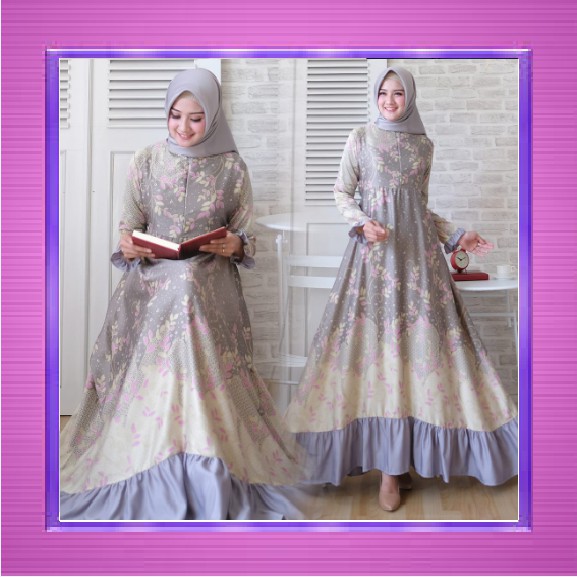 AMARILIS SERIES 2 URFIMUTIYARO / Gamis busui trendy / baju lebaran murah terbaru terlaris 2021