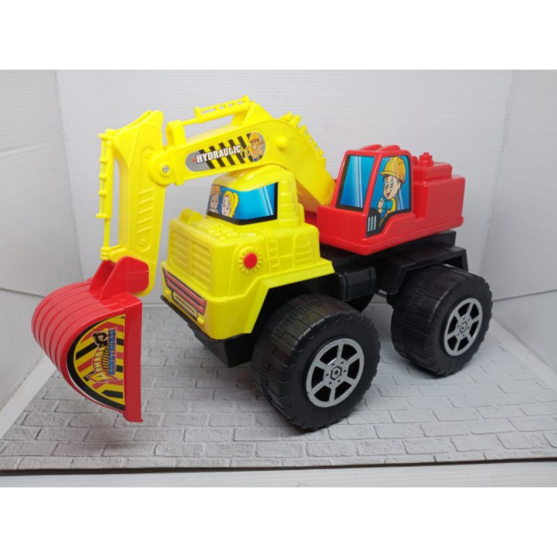 mainan anak murah mainan mobil doser garuk pasir ban besar lucu unik bisa cod