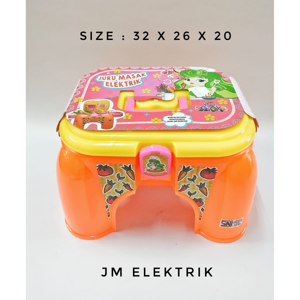 MAINAN MASAK MASAKAN ANAK KITCHEN SET JM ELEKTRIK SG TOYS