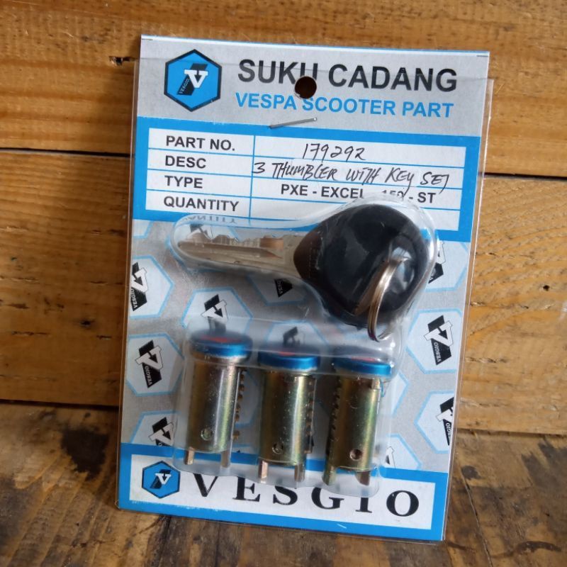 kunci kontak bagasi jok vespa excel exclusive2 strada vesgio Original