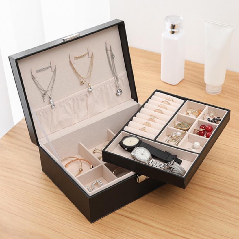 Kotak Tempat Perhiasan dan Aksesoris Emas Antam / Promo Jewelry Box Organizer / Tempat Penyimpanan Cincin Gelang Kalung