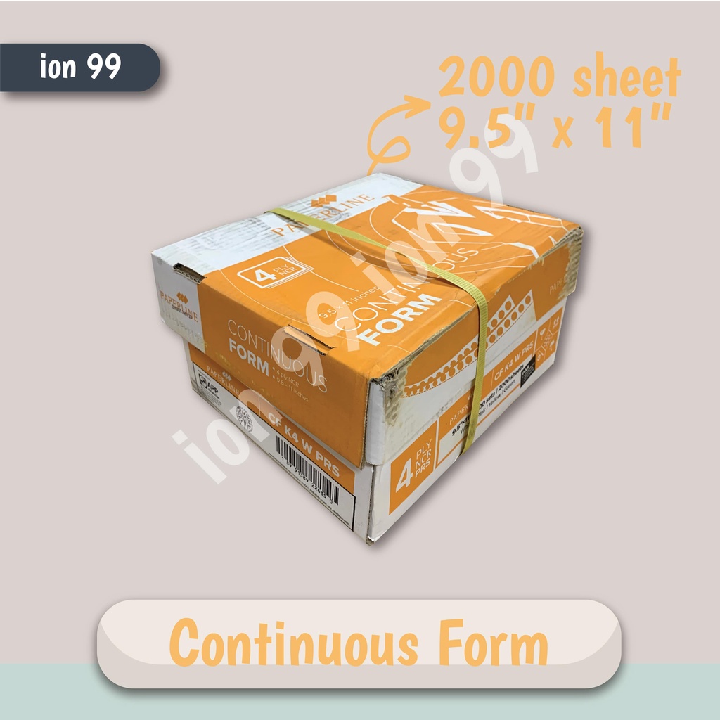 

Continuous Form 4 Ply Warna NCR PRS - Paper line PPL