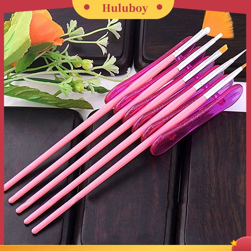 Huluboy Huluboy♡ Stand Holder Pen Brush Nail Art UV Gel Akrilik Bahan Plastik