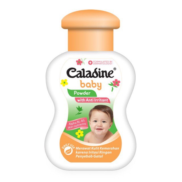 Caladine BABY bedak anti gatal 55gr 100gr &amp; Liquid Soap Sabun Cair bayi, Liquid Powder bedak cair
