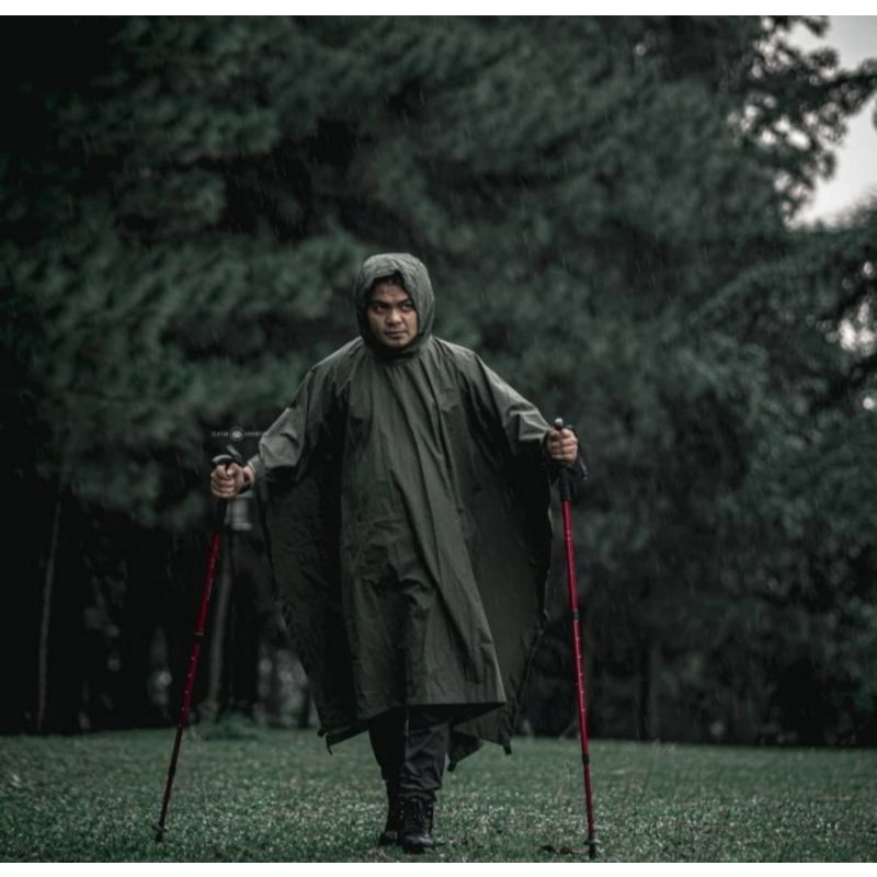 Jas Hujan Ponco Waterproof 3in1 Lafuma