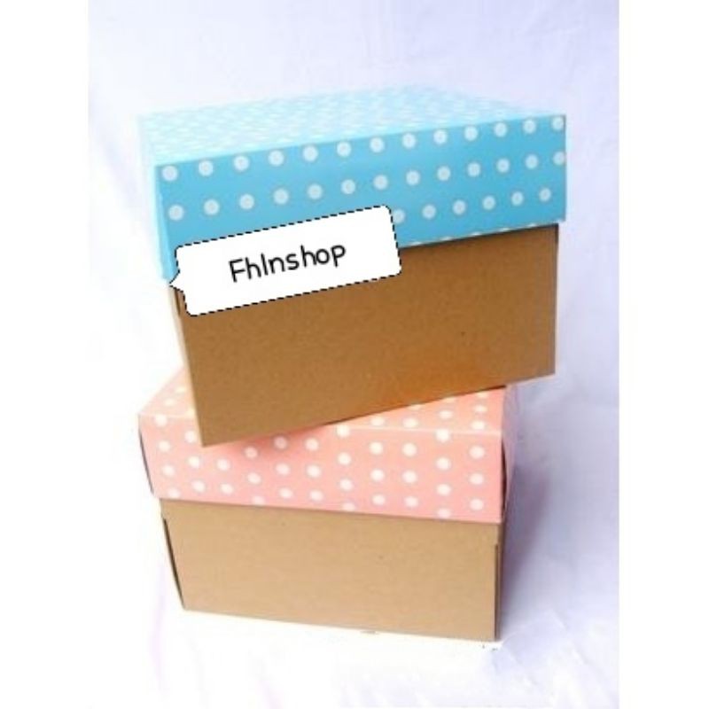 

box kue ukuran 25x25 /kotak dus cake tart/ box souvenir hampers