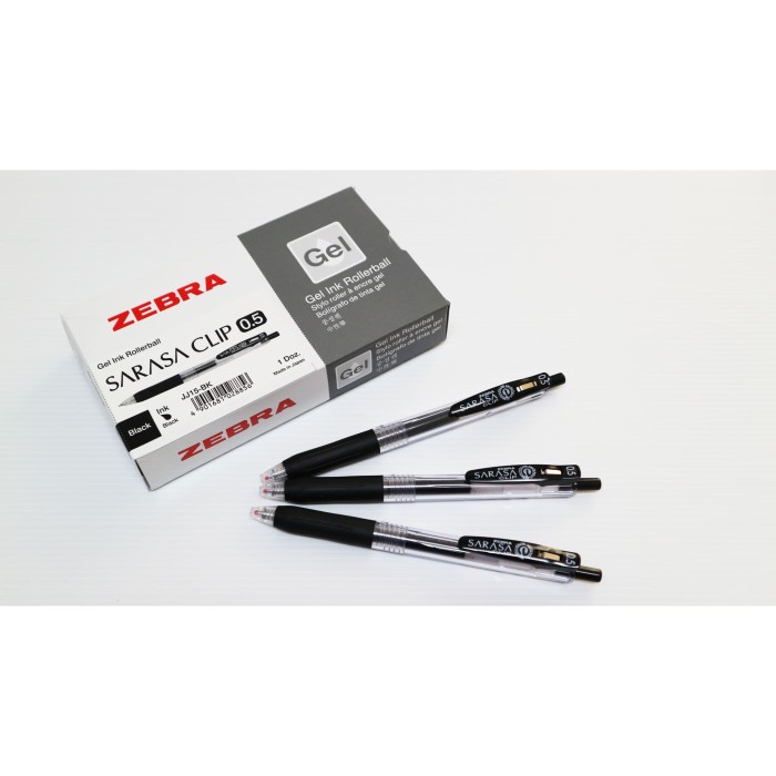 

Murah Ballpoint Zebra Sarasa Clip 0.5Mm Warna Hitam Promo