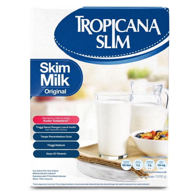 

Tropicana Slim Milk Skim Original 1000gr