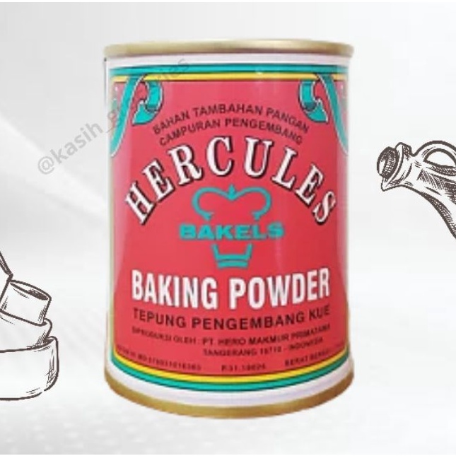 

Hercules Double Acting Baking Powder / Tepug Pengembang Kue 110gram