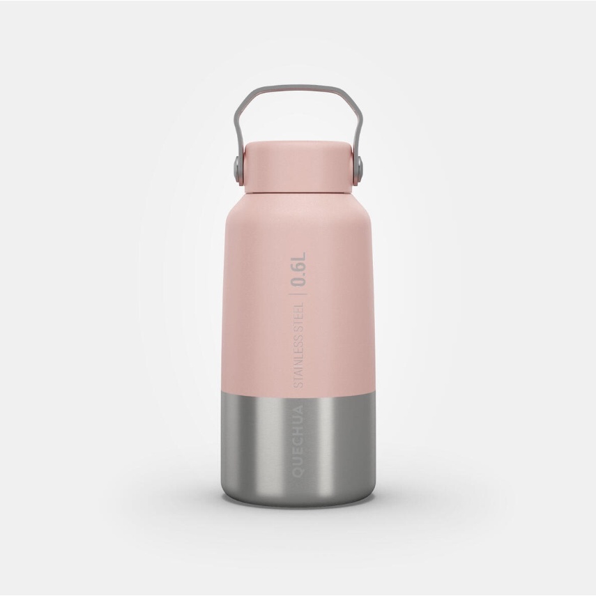 QUECHUA MH100 Botol Minum 0.6L Termos Stainless Steel Mudah Digunakan