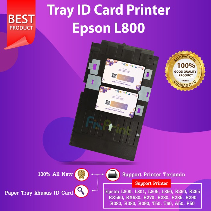 Tray ID Card Epson L800 L805 Tatakan Kartu Nama Printer T60 L850 R290