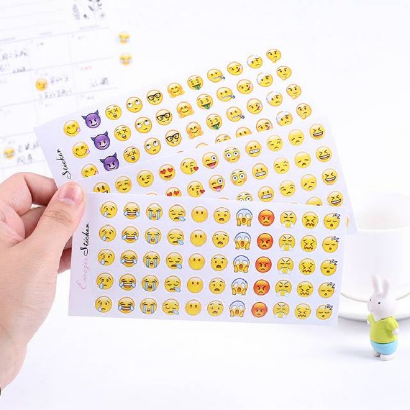 

Sticker kartun emoticon