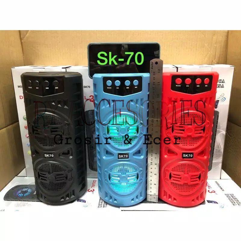 RY - Speaker Bluetooth SK-70 Wirelles Speaker Bass Speaker Bluetooth SK-70 super bass high quality