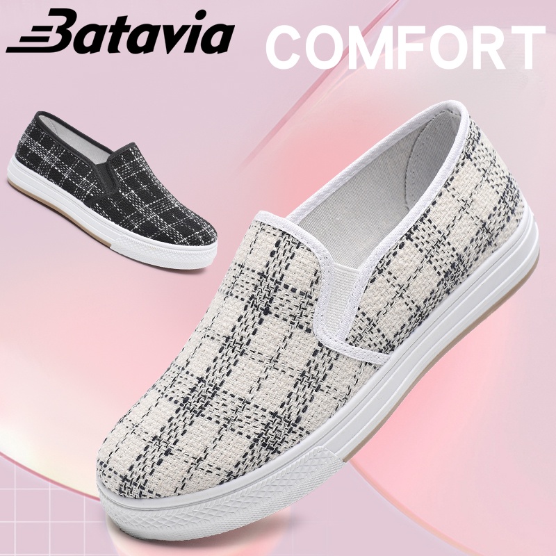 Penanganan Sisa  Batavia Sepatu  kanvas terbaru sepatu wanita kualitas pertama kasual fashion datar murah nyaman  F16 F17 F18 F19