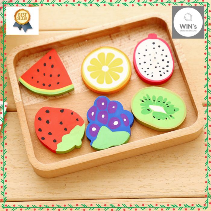 

C320 Penghapus Buah Lucu untuk anak-anak Penghapus motif buah Alat bantu hapus Penghapus model buah