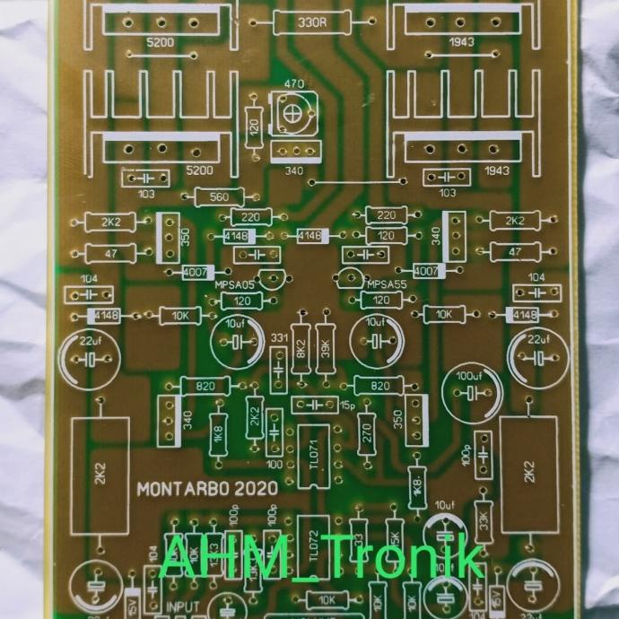 populer] PCB power Montarbo ( cloning aktif italia ) FR4