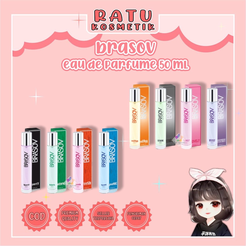 ❤ RATU ❤ Brasov Eau De Parfume 50ml | Parfum Edp Brasov Minyak Wangi BPOM✔️