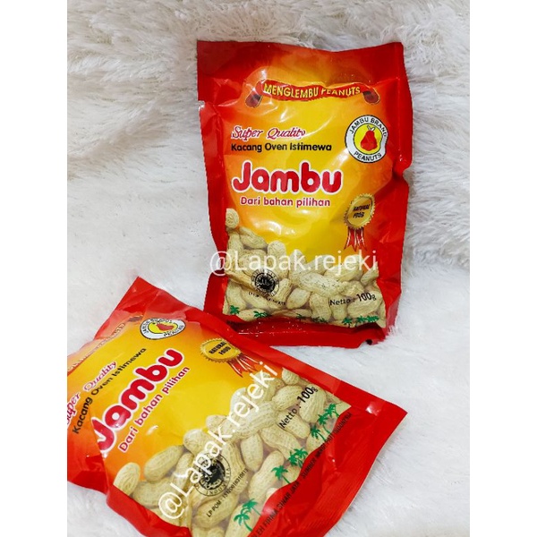 

Kacang Cap Jambu 100gram / Jambu Brand Peanuts Super Quality Kacang Oven Istimewa Menglembu