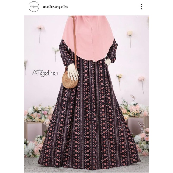 ATELIER ANGELINA EDISI JUNI 2022 SARAH DRESS VERSAILLES BLACK XS BY ATELIER ANGELINA