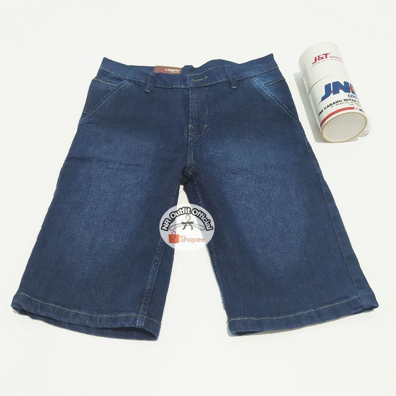 Celana Jeans Pendek Cowok Distro Slim Fit Pria Stretch Melar Size 27-38 NR_Outfit Official COD