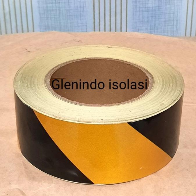 

stiker-skotlet revlektife kuning/hitam baricade 2 in x 45 mtr