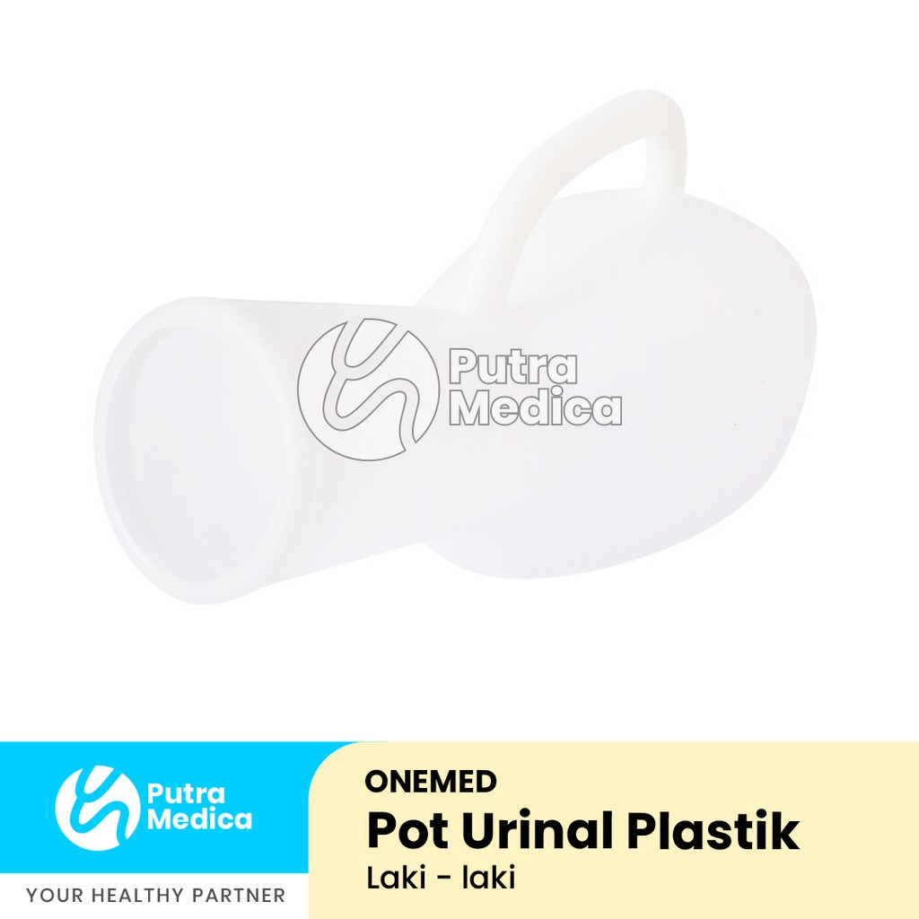 Onemed Pot Urinal Plastik Laki Laki / Pispot Wadah Penampung Urine / Tabung Kencing