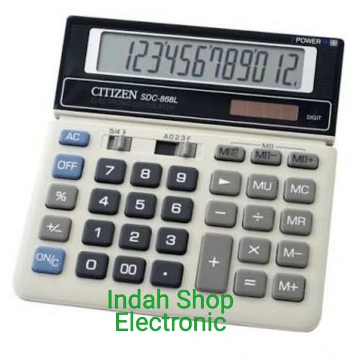 

Kalkulator Citizen Sdc - 868L