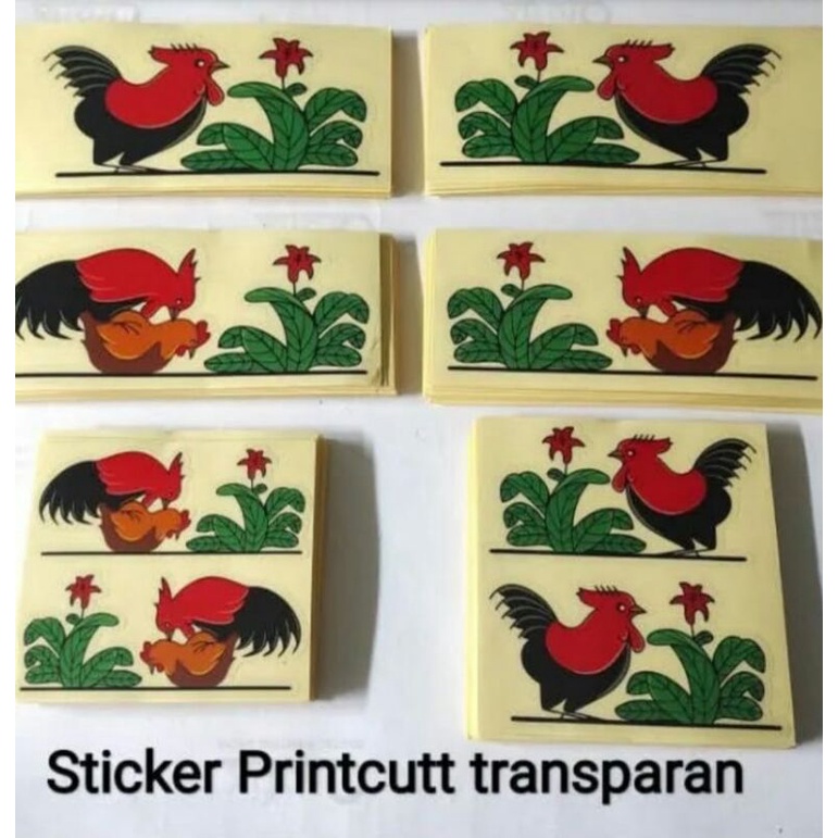 

stiker ayam jago