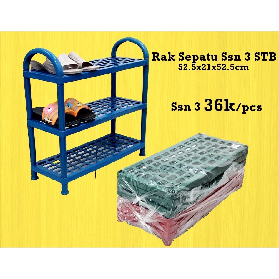 Rak Sepatur Susun 3 STB