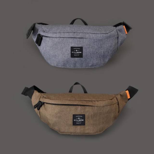 Tas Pinggang Kalibre Waist Bag Onix Art 921259 Brown dan Grey