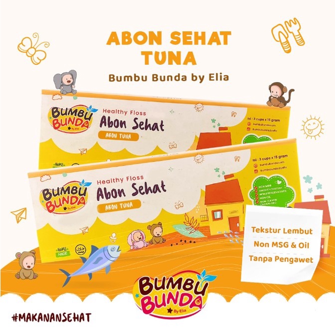 Bumbu Bunda by Elia Abon MPASI Bayi Non MSG - Abon Tuna