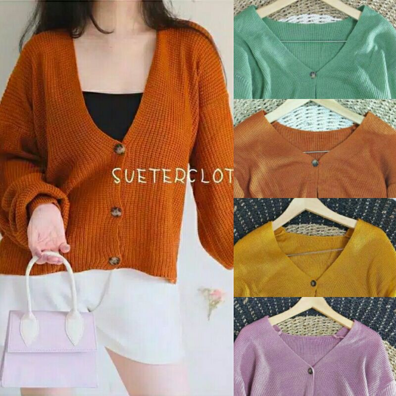 INDIRA KNIT RAJUT LENGAN BALON